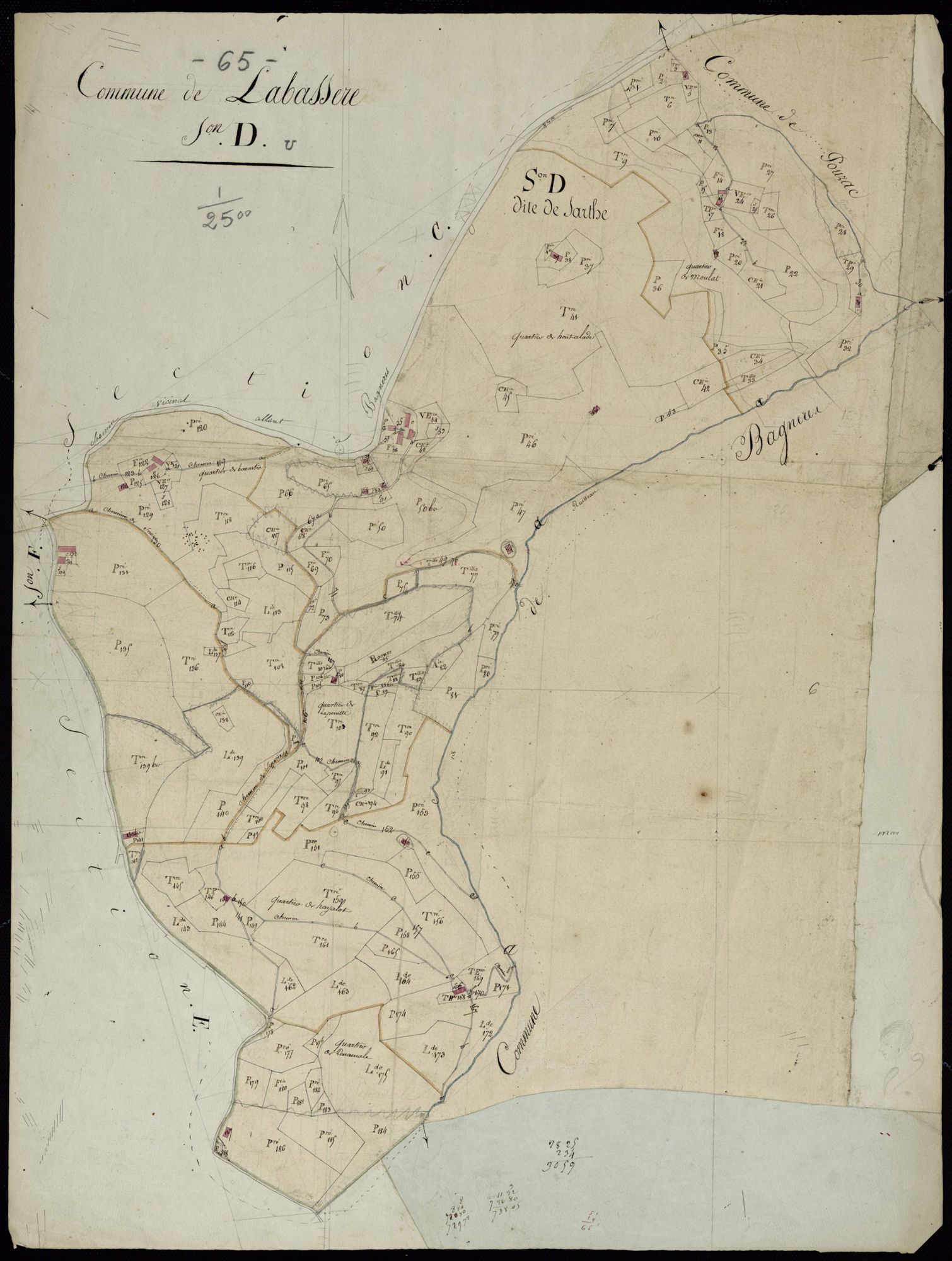 Labassère - Labassère.- Section D
