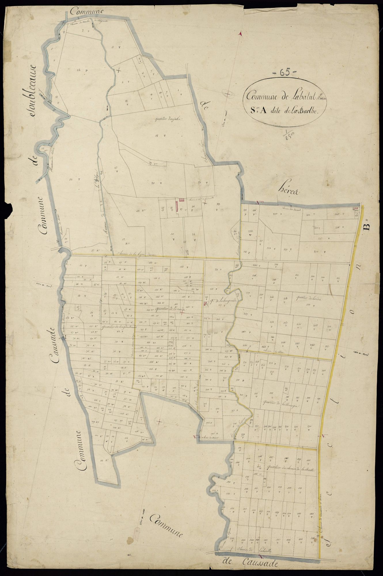 Labatut-Rivière - Labatut-Rivière.- Section A
