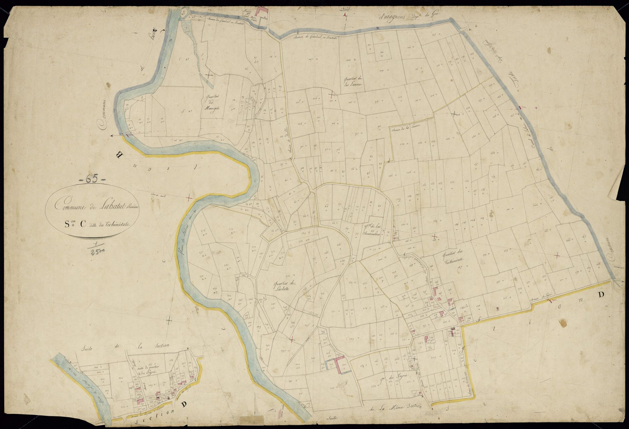 Labatut-Rivière - Labatut-Rivière.- Section C