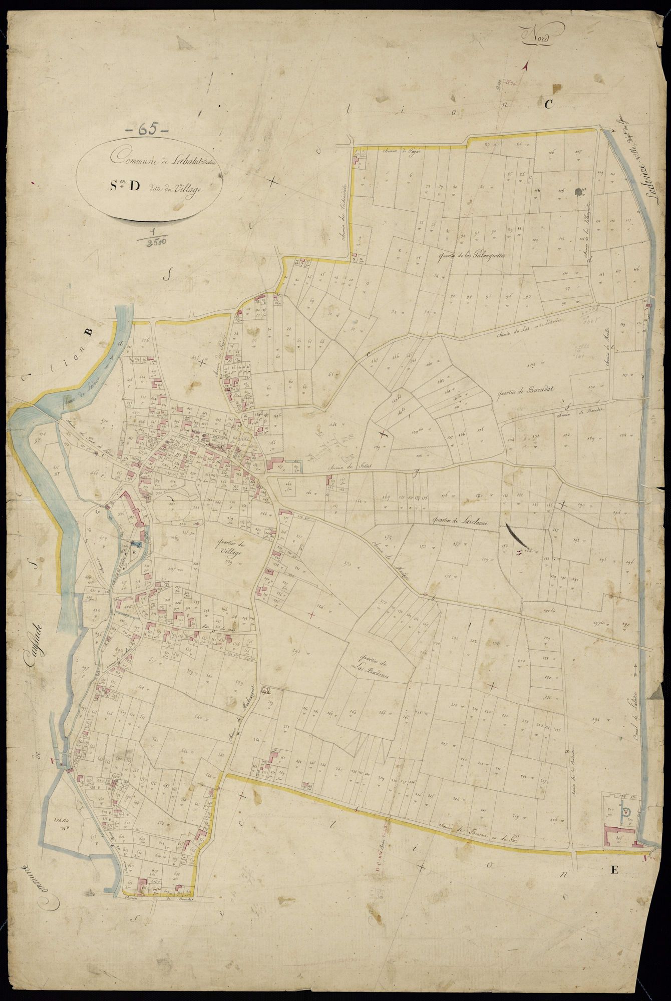Labatut-Rivière - Labatut-Rivière.- Section D