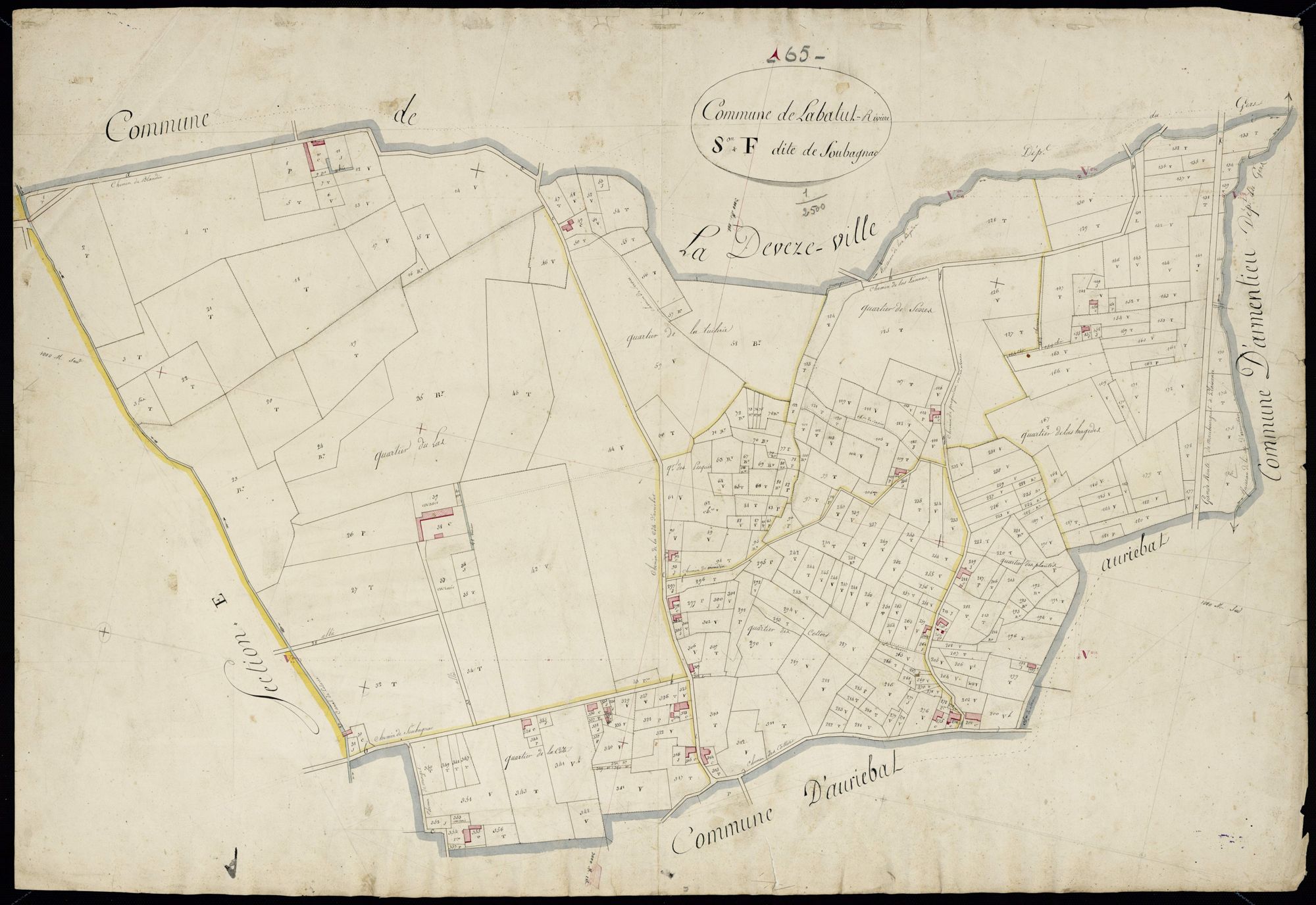 Labatut-Rivière - Labatut-Rivière.- Section F
