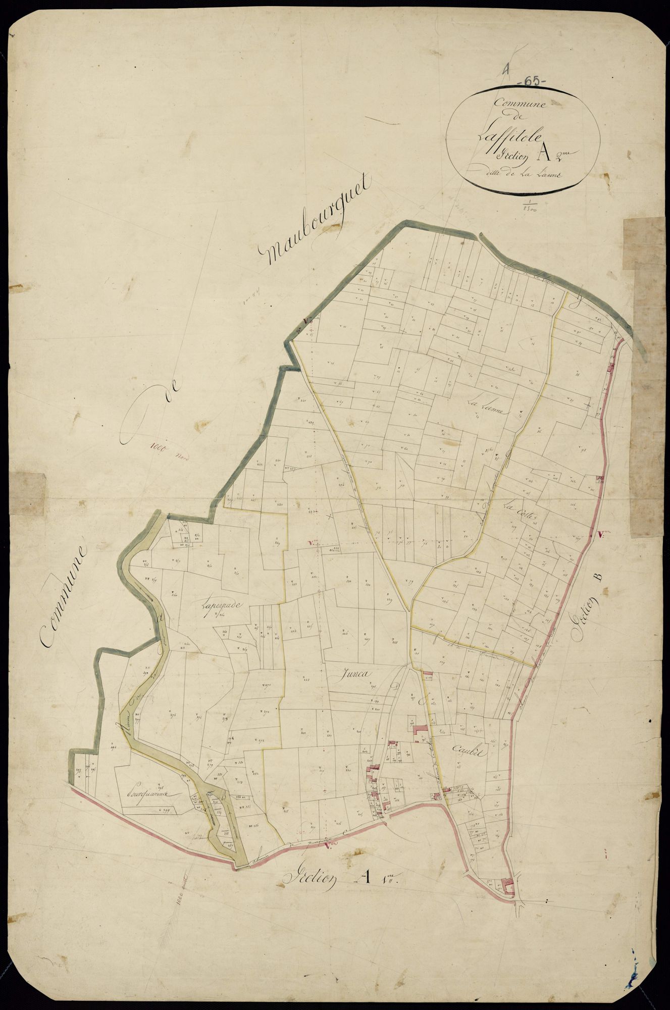 Lafitole - Lafitole.- Section A, 2e feuille