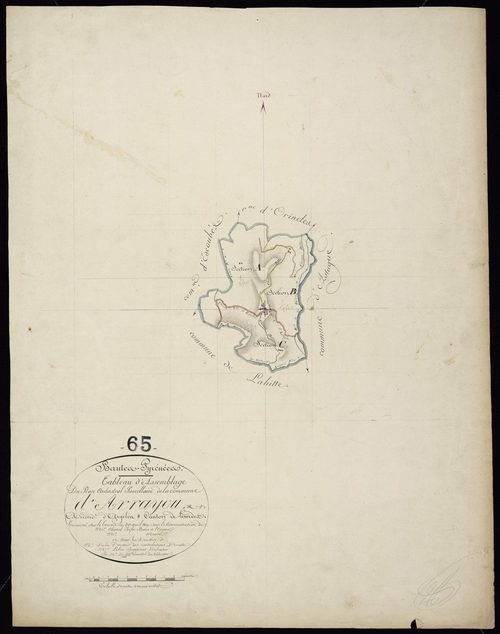 Arrayou-Lahitte - Arrayou.- Tableau d'assemblage