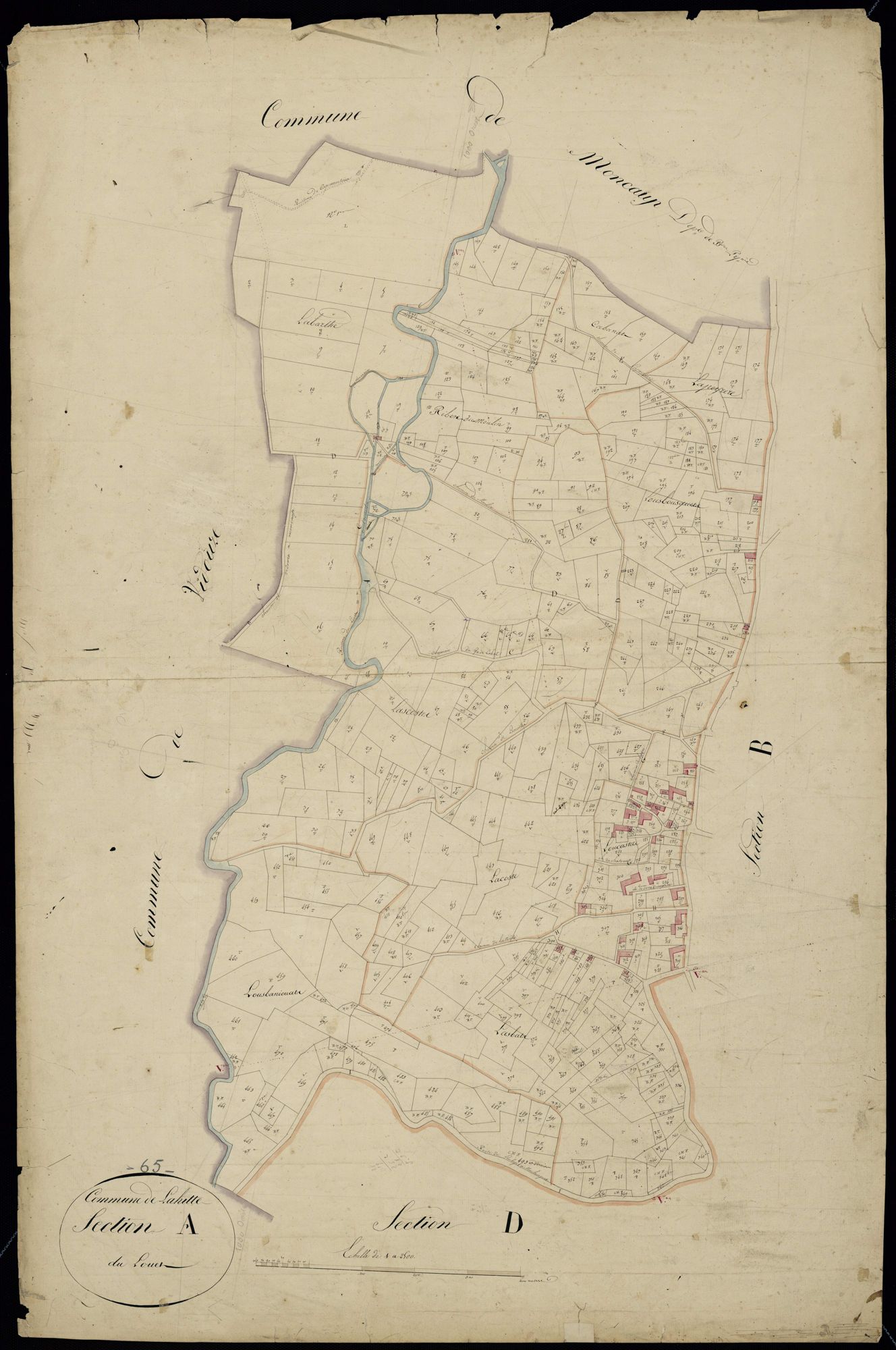 Lahitte-Toupière - Lahitte-Toupière.- Section A