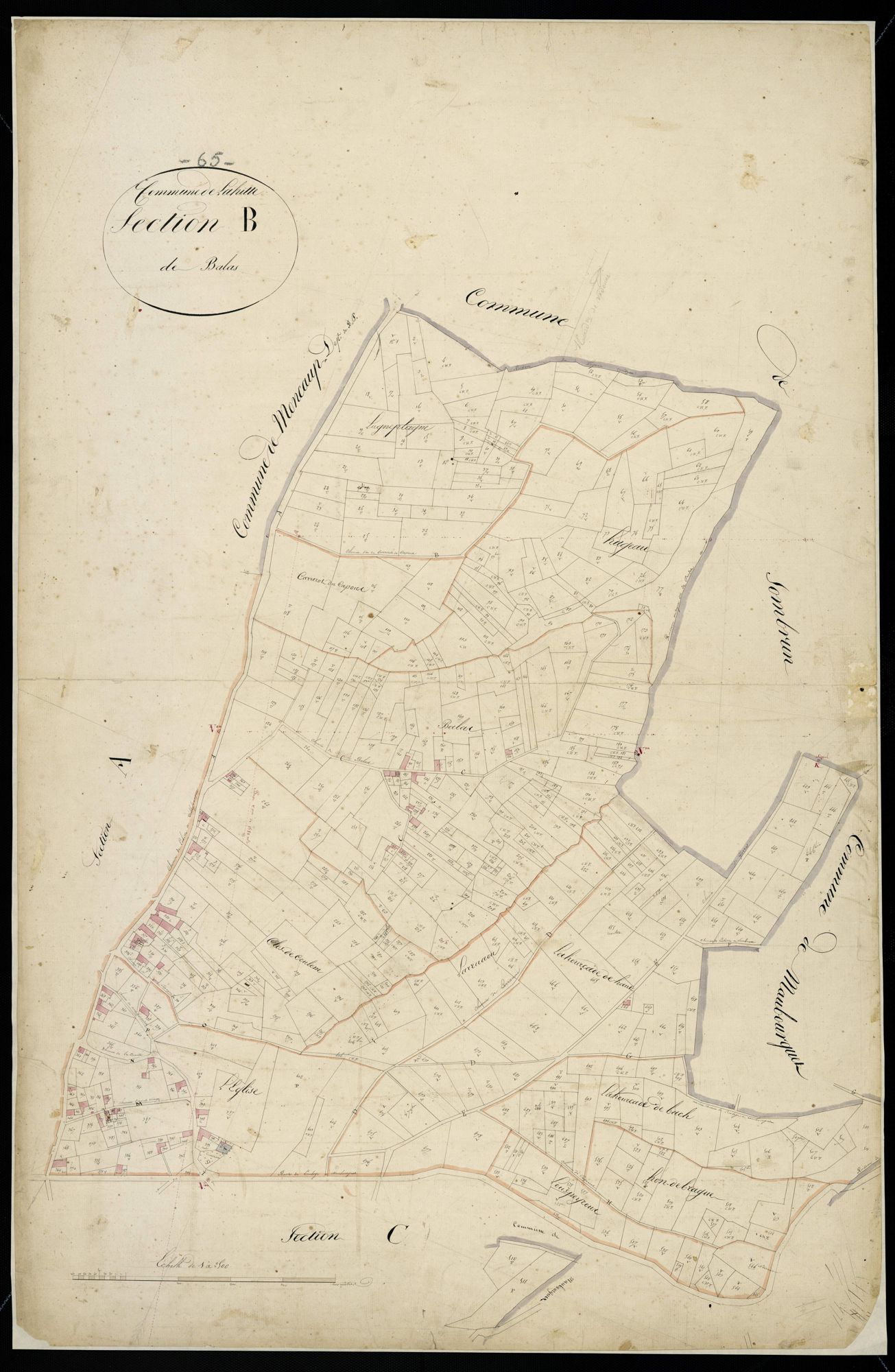 Lahitte-Toupière - Lahitte-Toupière.- Section B
