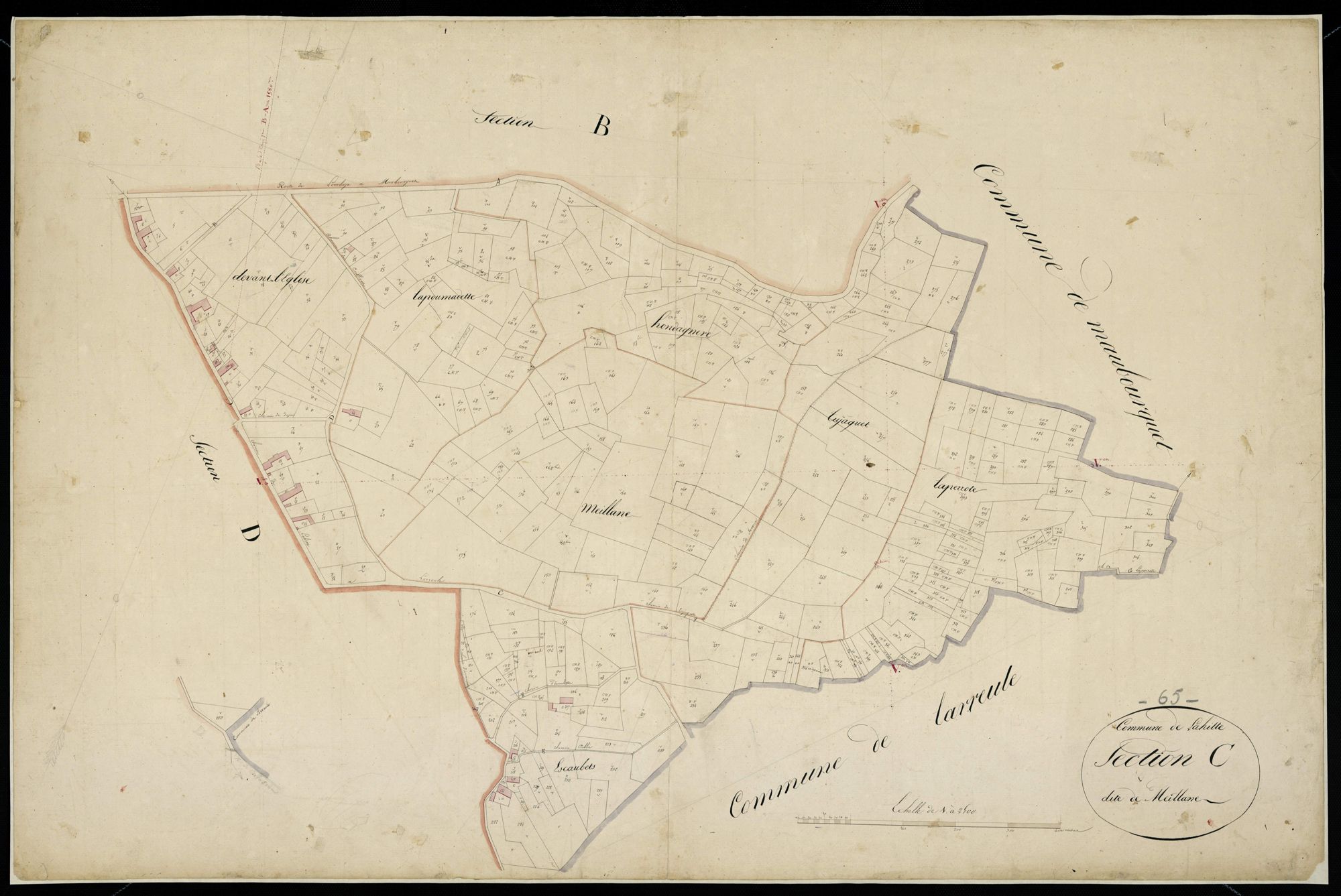 Lahitte-Toupière - Lahitte-Toupière.- Section C