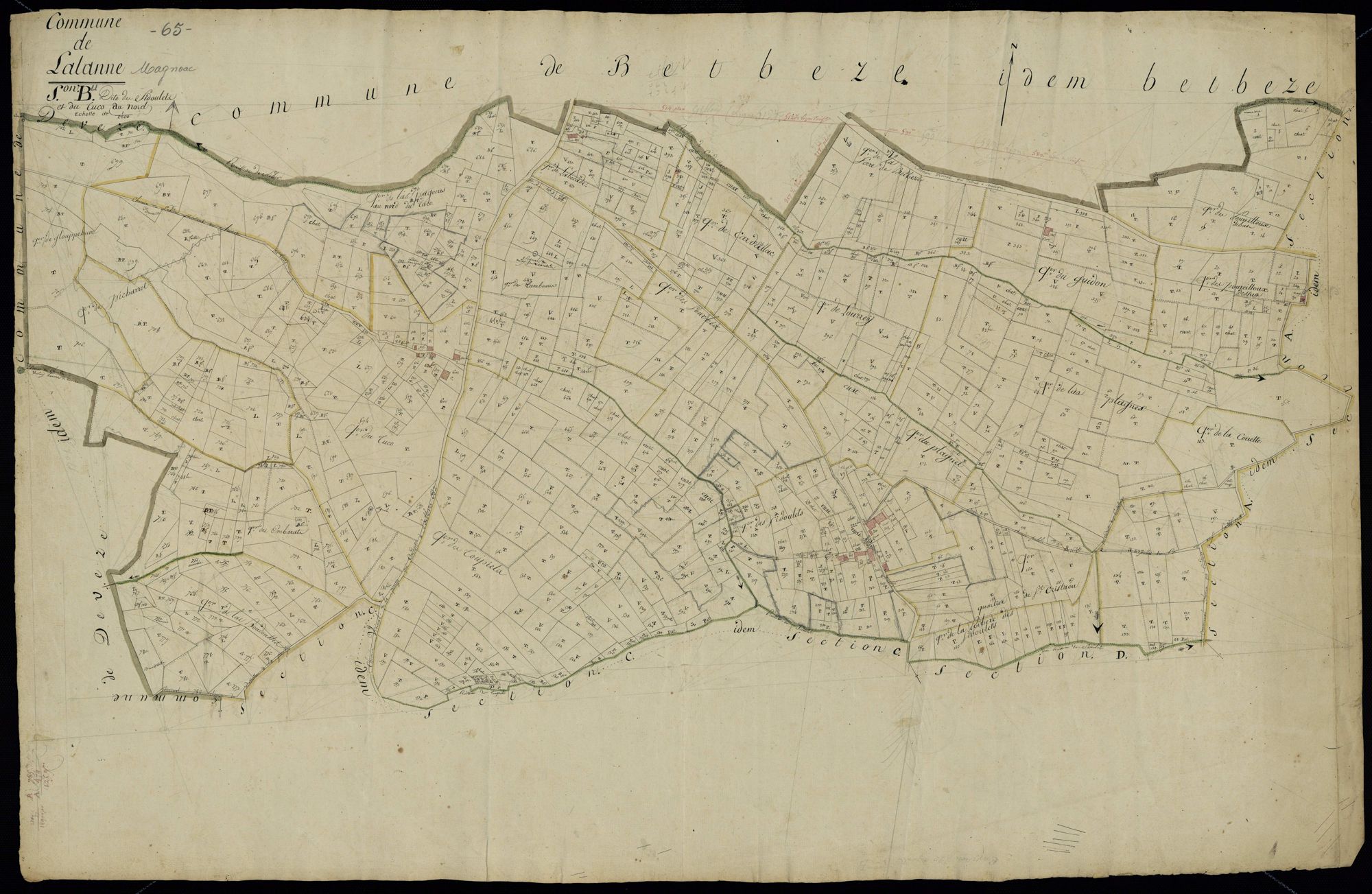 Lalanne - Lalanne-Magnoac.- Section B