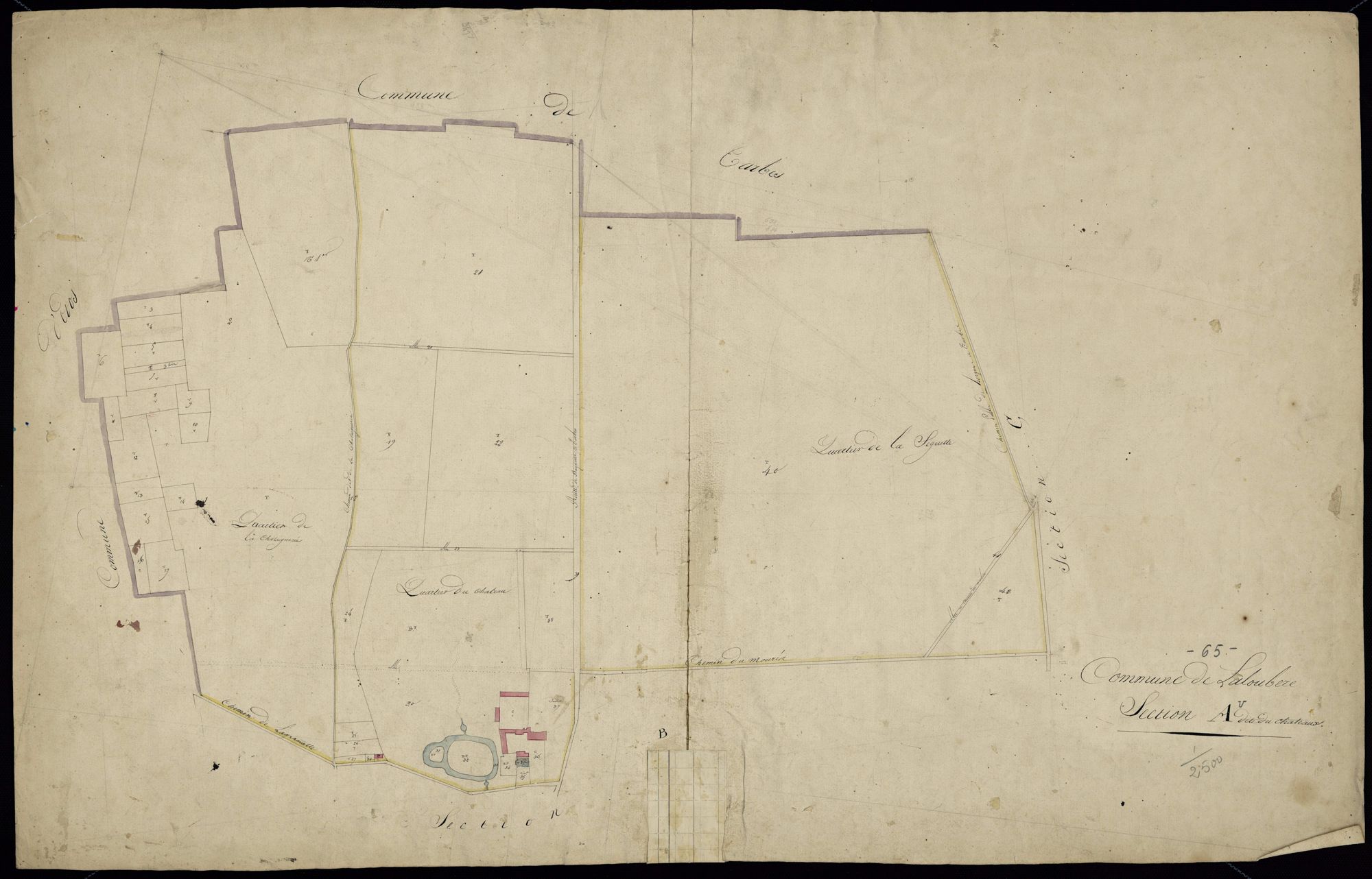 Laloubère - Laloubère.- Section A