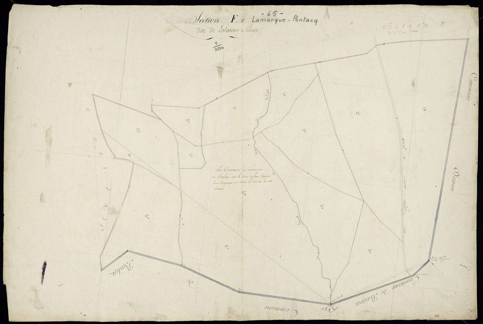 Lamarque-Pontacq - Lamarque-Pontacq.- Section F