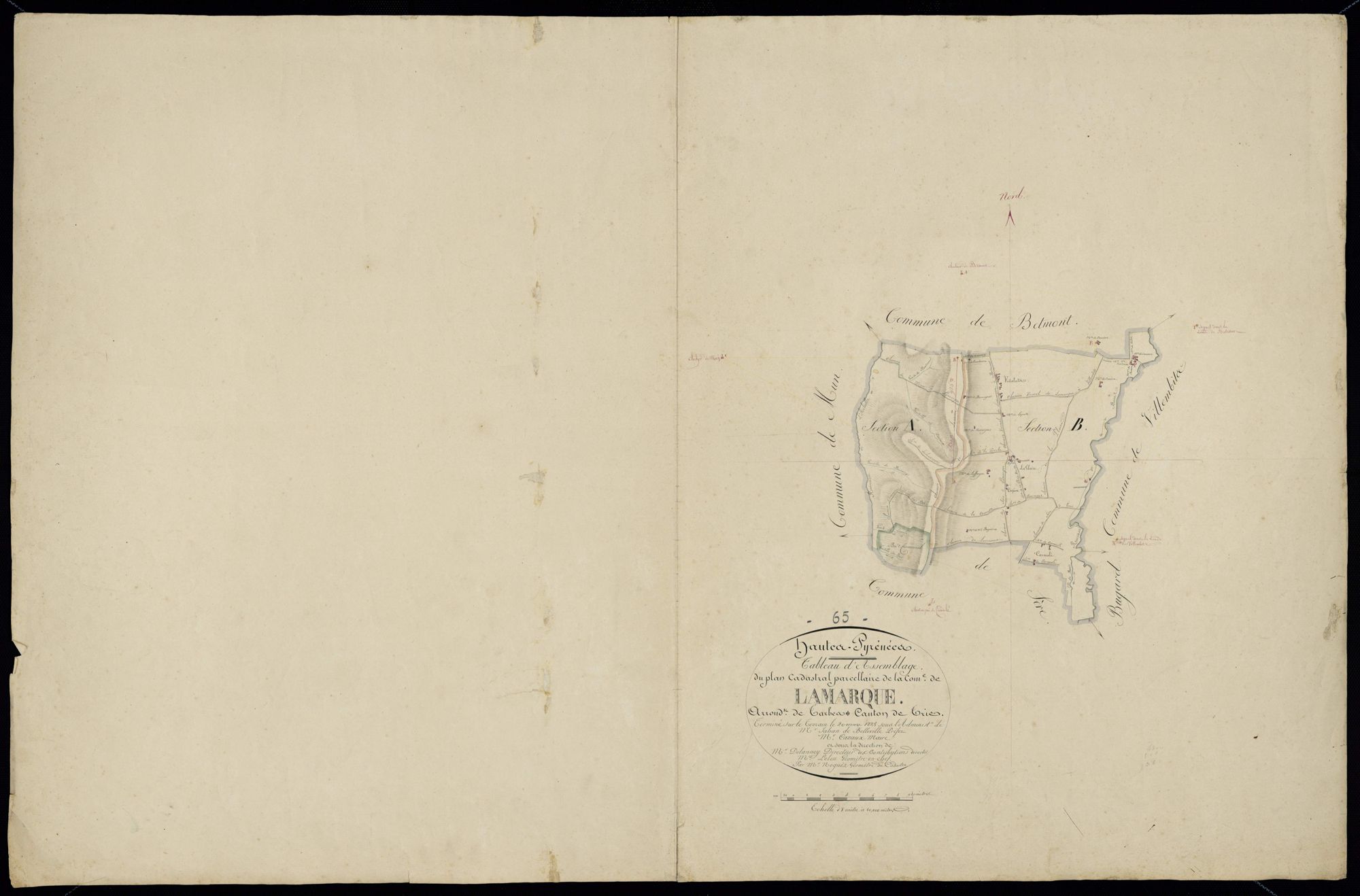 Lamarque-Rustaing - Lamarque-Rustaing.- Tableau d'assemblage
