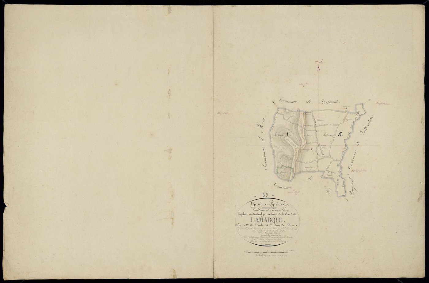Lamarque-Rustaing - Lamarque-Rustaing.- Tableau d'assemblage
