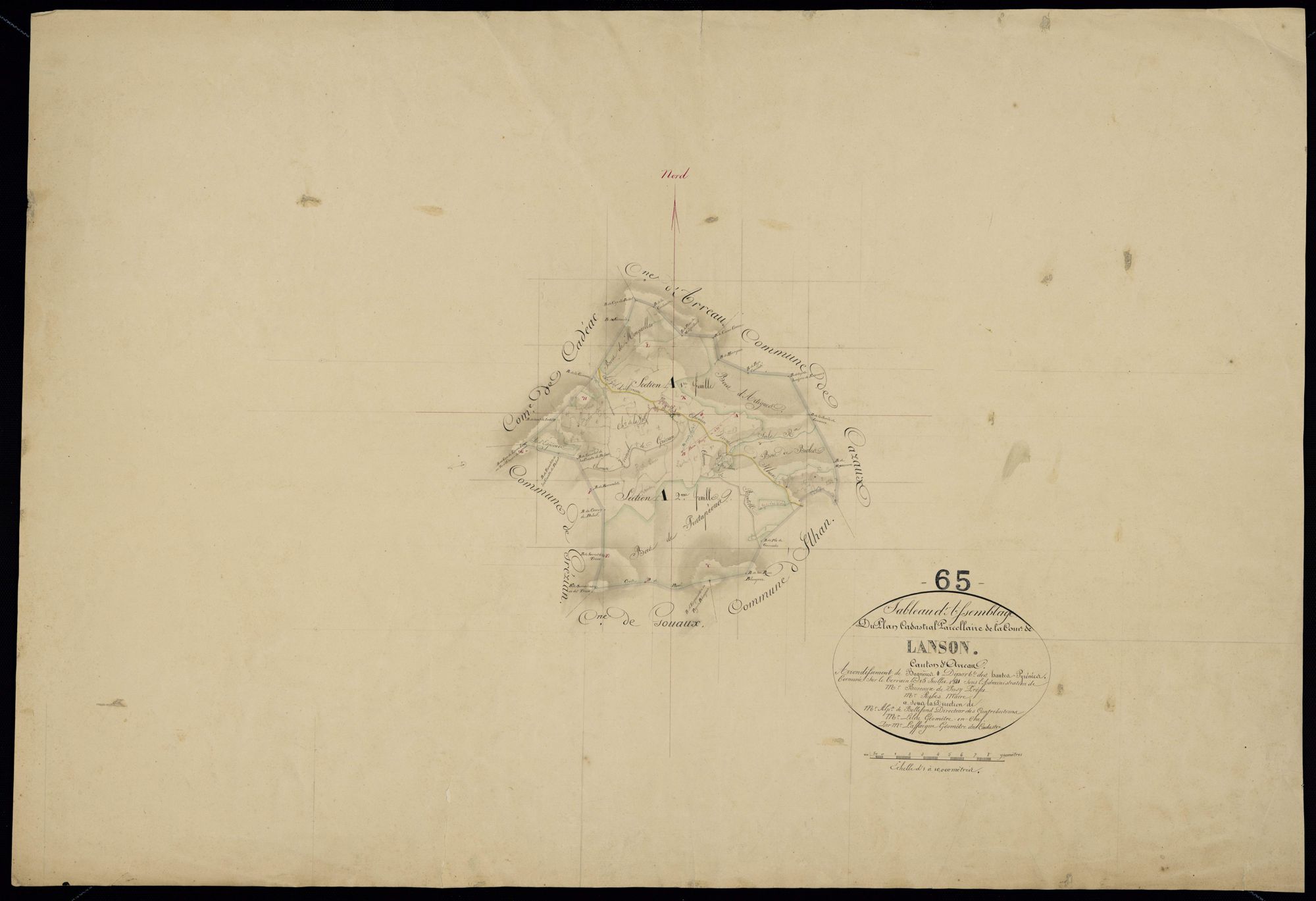 Lançon - Lançon.- Tableau d'assemblage