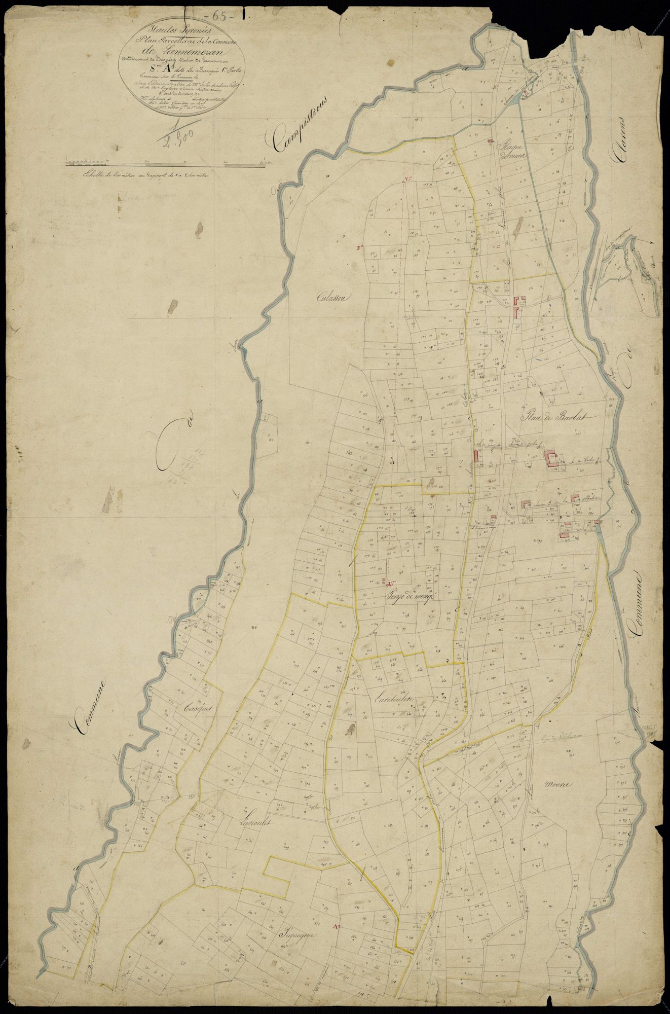 Lannemezan - Lannemezan.- Section A, 1re feuille