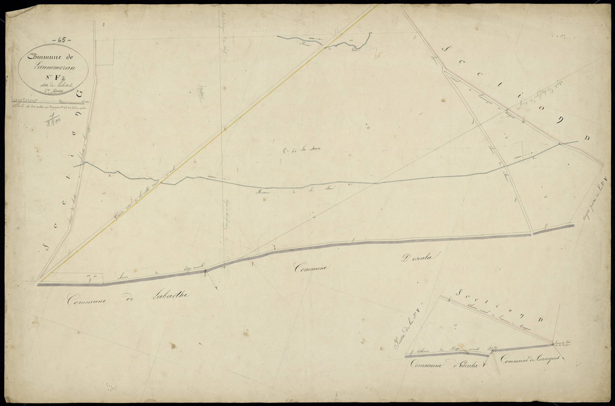 Lannemezan - Lannemezan.- Section F, 2e feuille