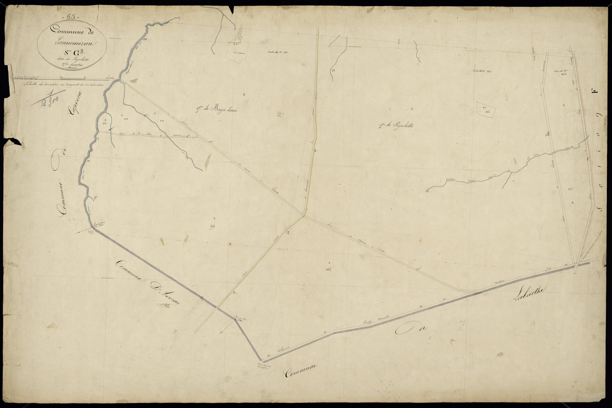 Lannemezan - Lannemezan.- Section G, 2e feuille