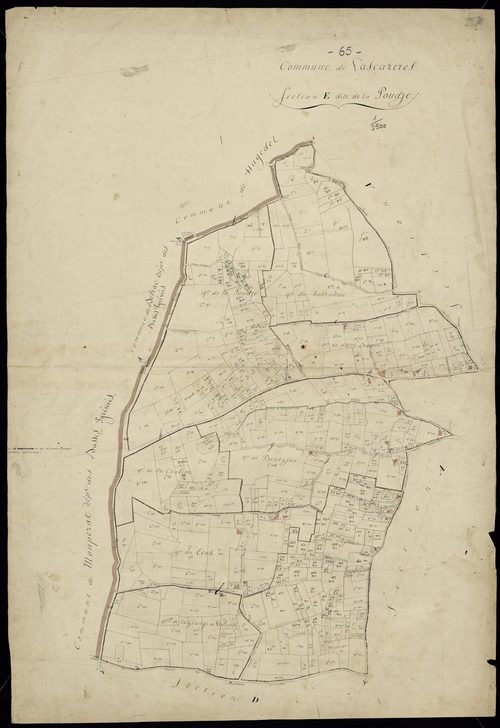 Lascazères - Lascazères.- Section E