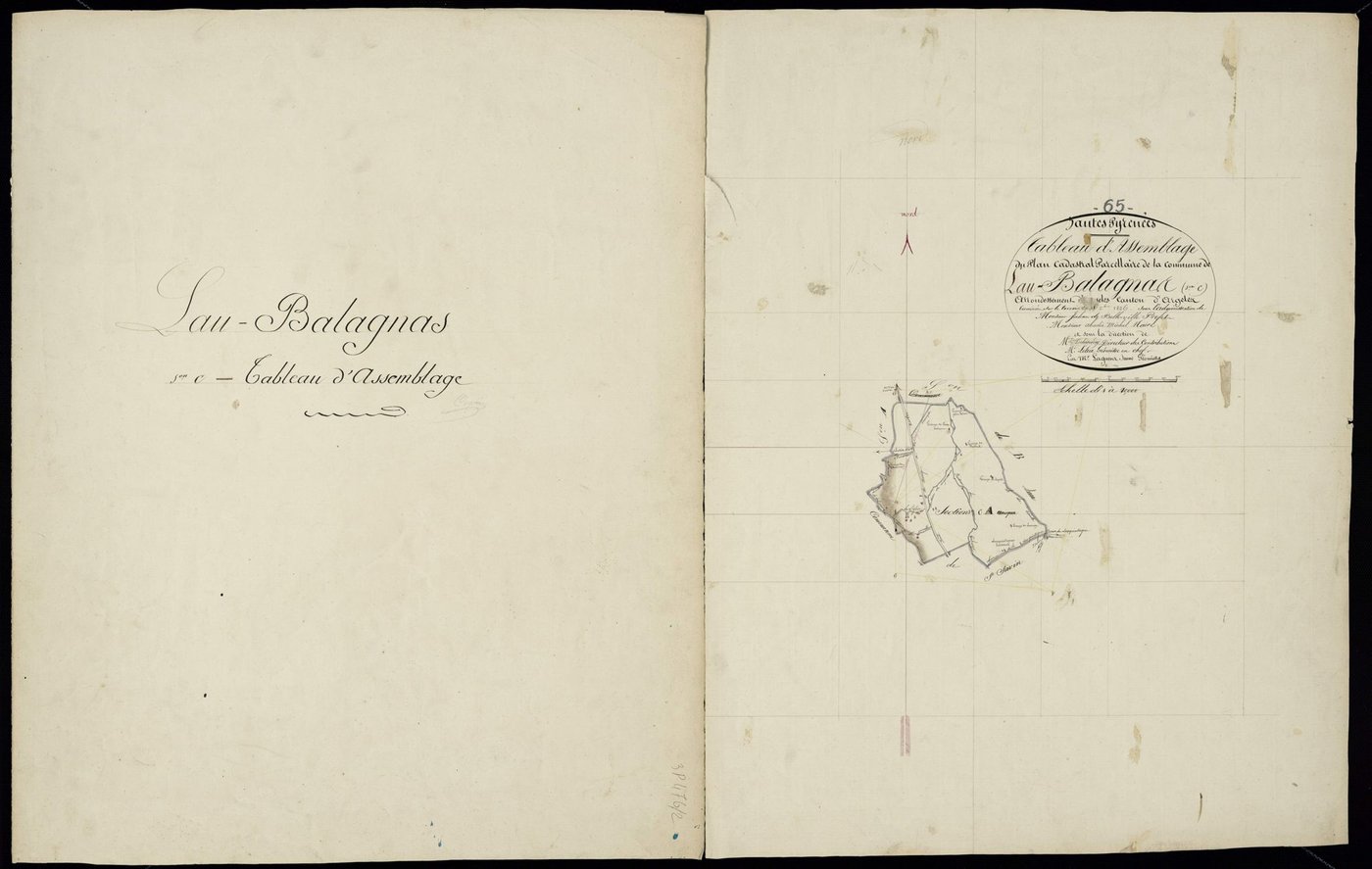 Lau-Balagnas - Lau-Balagnas.- Tableau d'assemblage