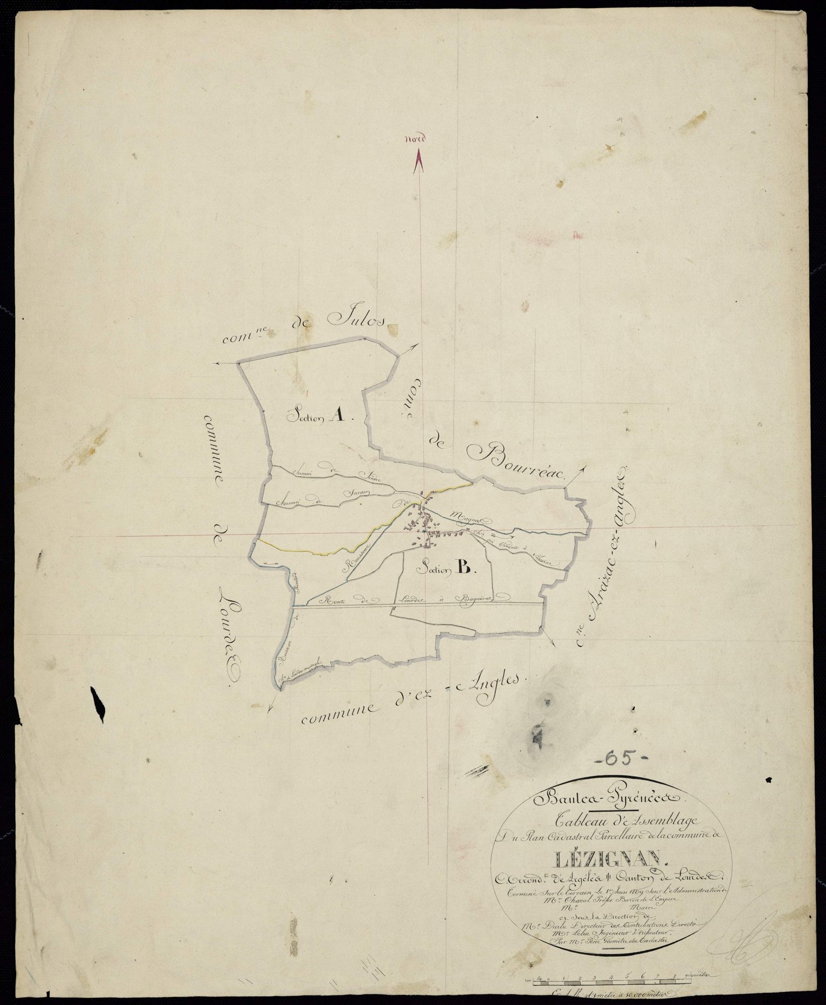 Lézignan - Lézignan.- Tableau d'assemblage