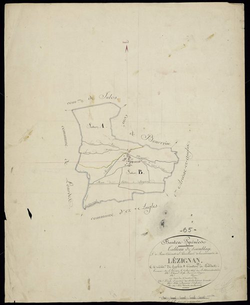 Lézignan - Lézignan.- Tableau d'assemblage