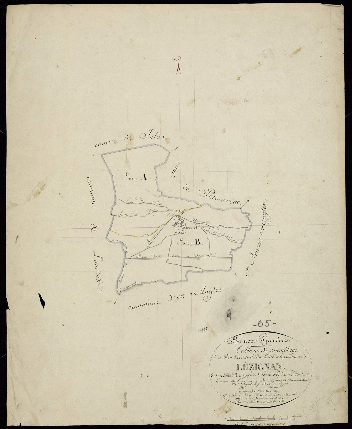Lézignan - Lézignan.- Tableau d'assemblage