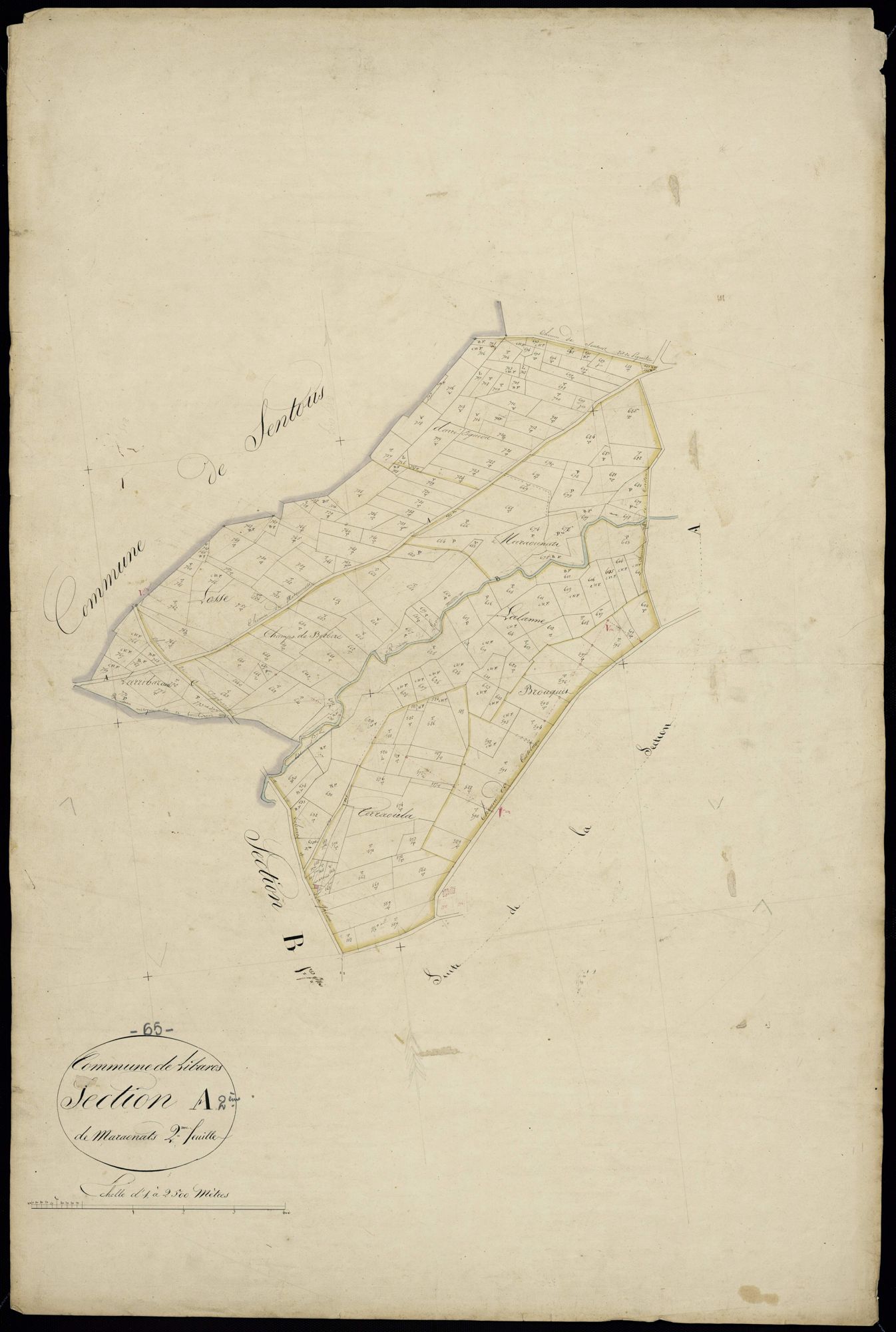 Libaros - Libaros.- Section A, 2e feuille