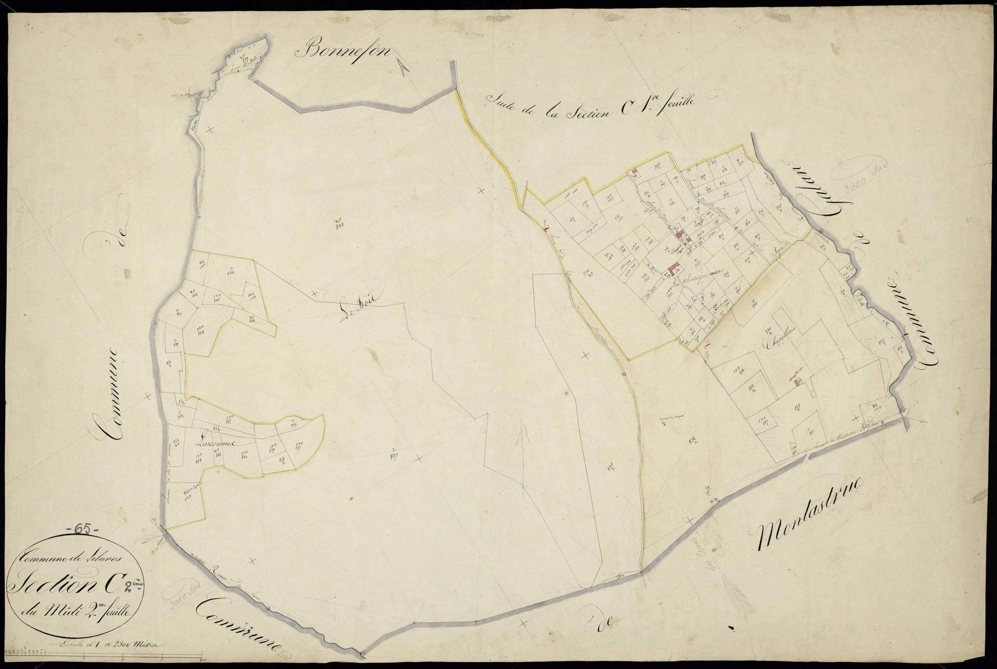 Libaros - Libaros.- Section C, 2e feuille