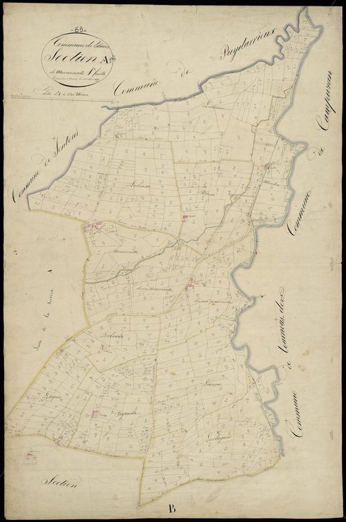 Libaros - Libaros.- Section A, 1re feuille