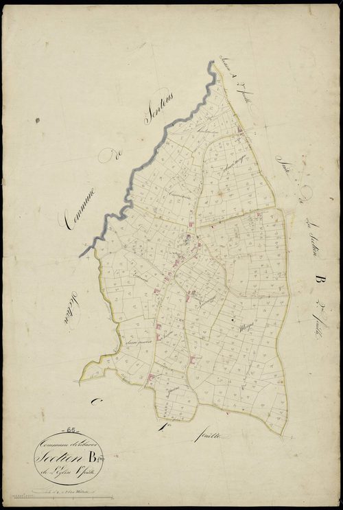 Libaros - Libaros.- Section B, 1re feuille