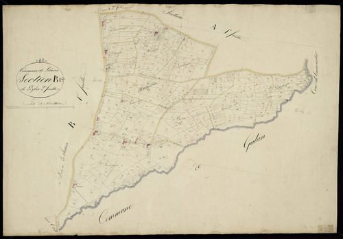 Libaros - Libaros.- Section B, 2e feuille