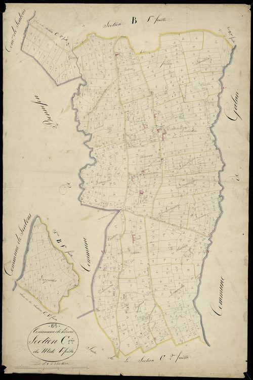 Libaros - Libaros.- Section C, 1re feuille