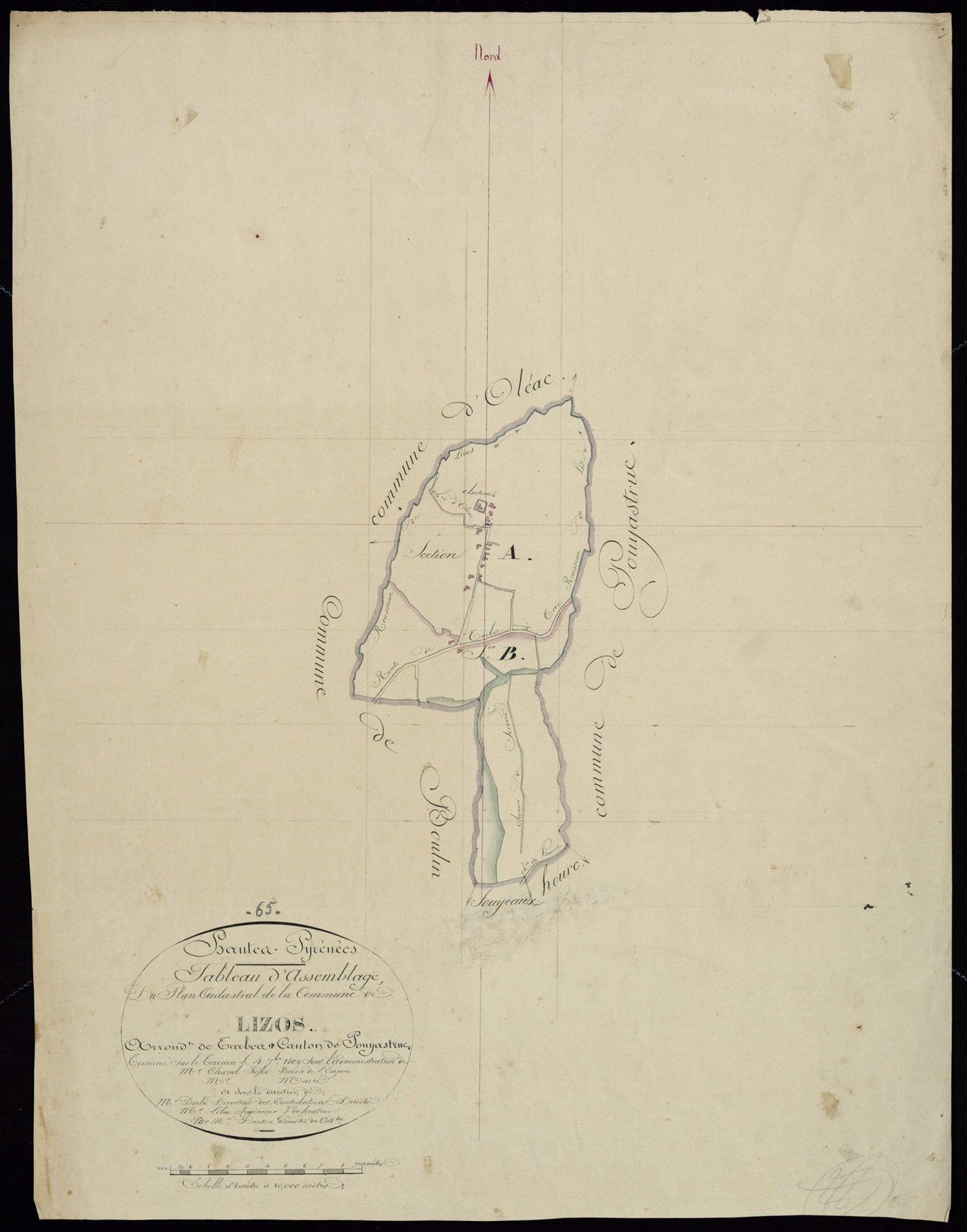 Lizos - Lizos.- Tableau d'assemblage