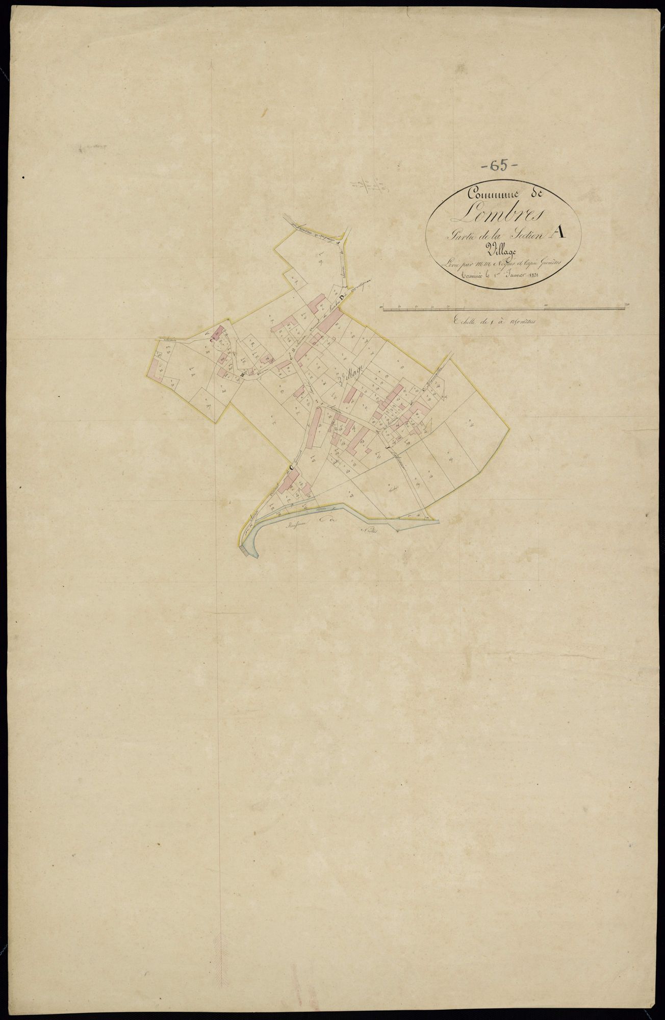 Lombrès - Lombrès.- Section A, agrandissement