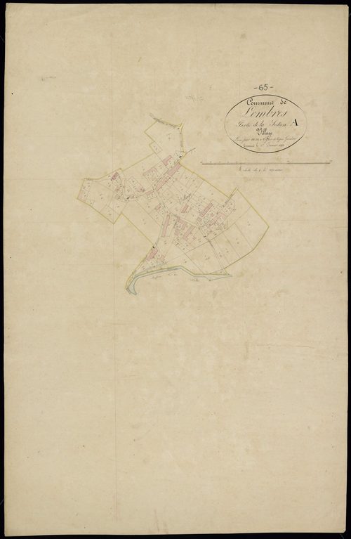 Lombrès - Lombrès.- Section A, agrandissement