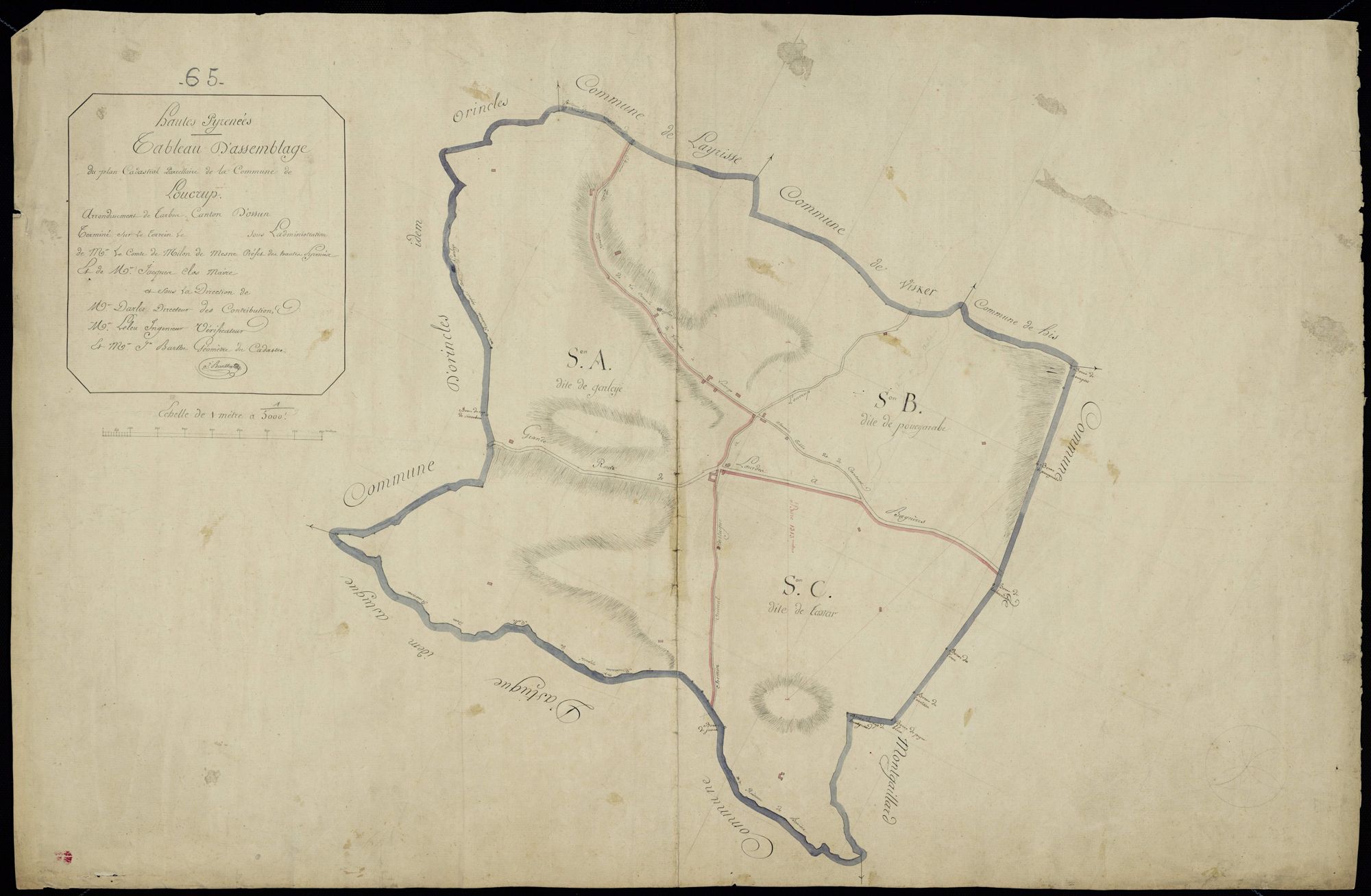 Loucrup - Loucrup.- Tableau d'assemblage