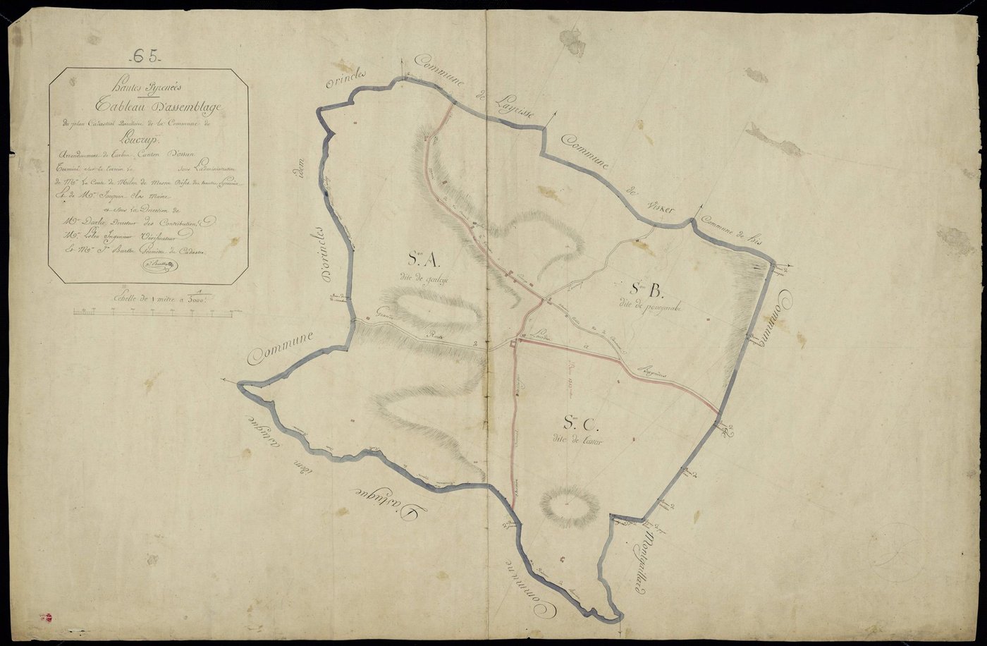 Loucrup - Loucrup.- Tableau d'assemblage