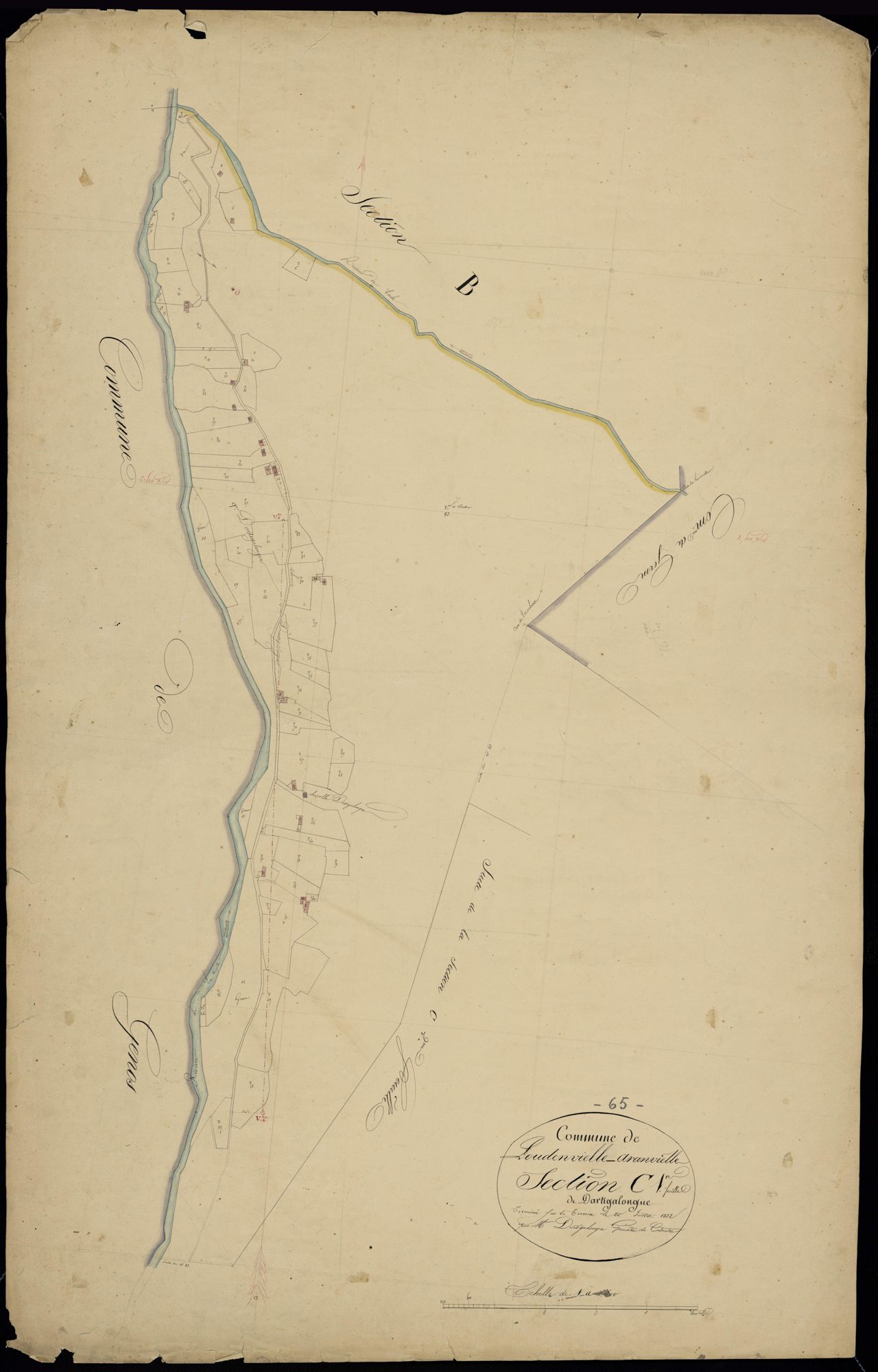Loudenvielle - Loudenvielle.- Section C, 1re feuille