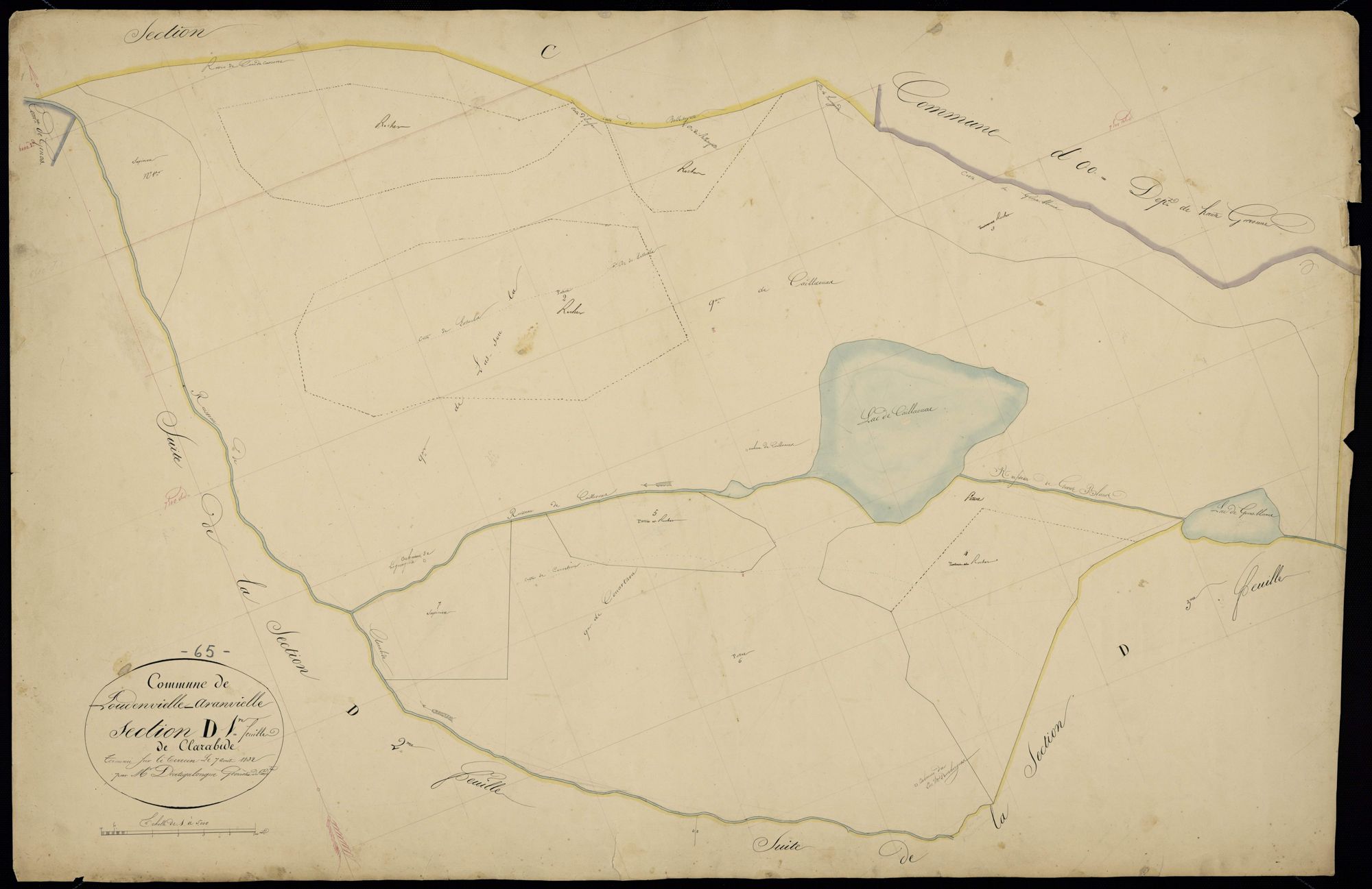 Loudenvielle - Loudenvielle.- Section D, 1re feuille