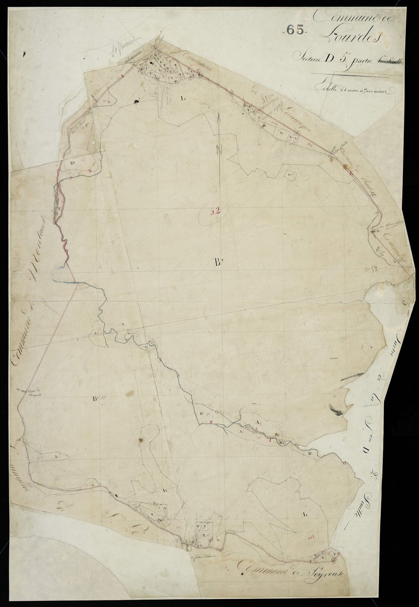Lourdes - Lourdes.- Section D, 5e feuille