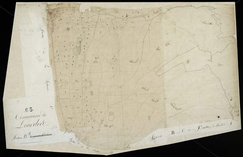 Lourdes - Lourdes.- Section B, 1re feuille