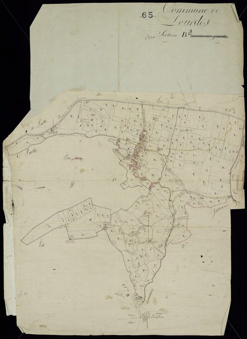 Lourdes - Lourdes.- Section B, 3e feuille