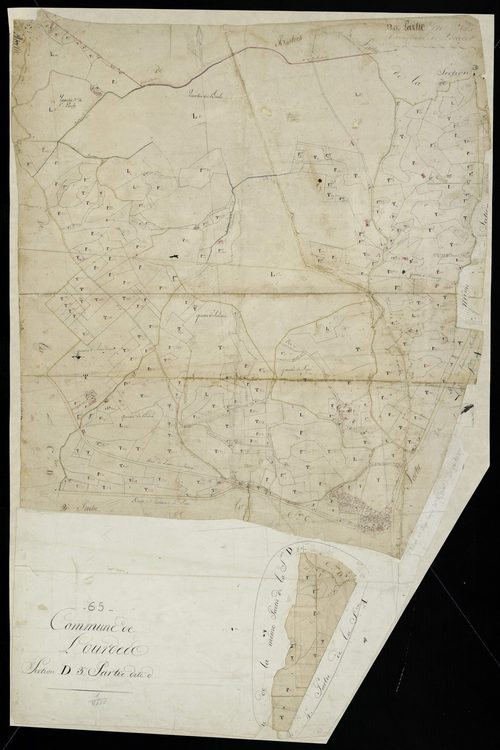 Lourdes - Lourdes.- Section D, 3e feuille
