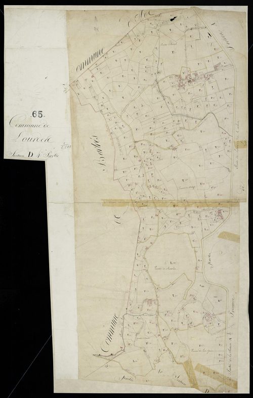 Lourdes - Lourdes.- Section D, 4e feuille
