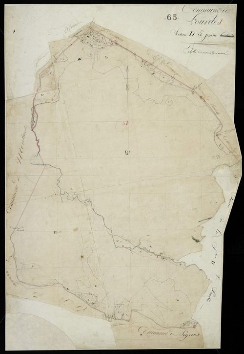 Lourdes - Lourdes.- Section D, 5e feuille
