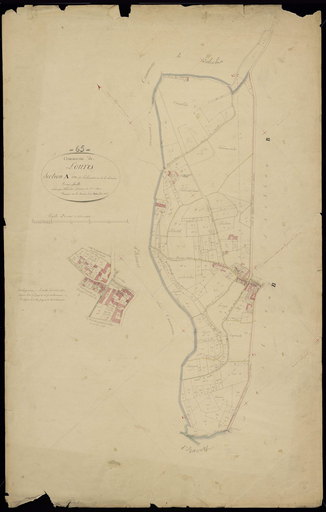 Loures-Barousse - Loures-Barousse.- Section A
