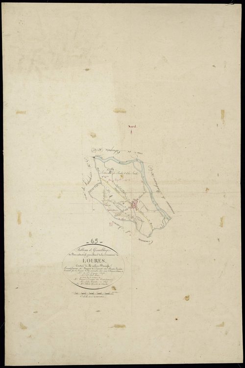 Loures-Barousse - Loures-Barousse.- Tableau d'assemblage