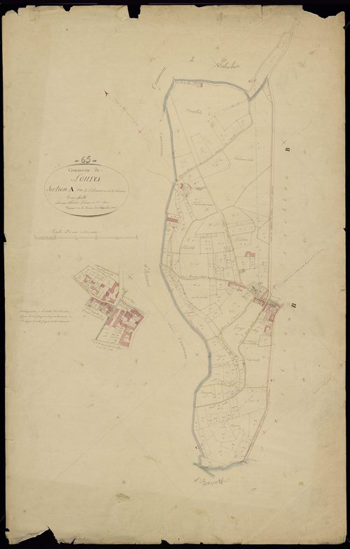 Loures-Barousse - Loures-Barousse.- Section A