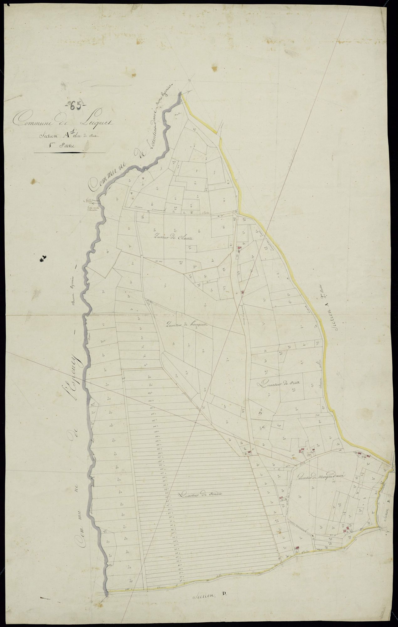 Luquet - Luquet.- Section A, 1re feuille