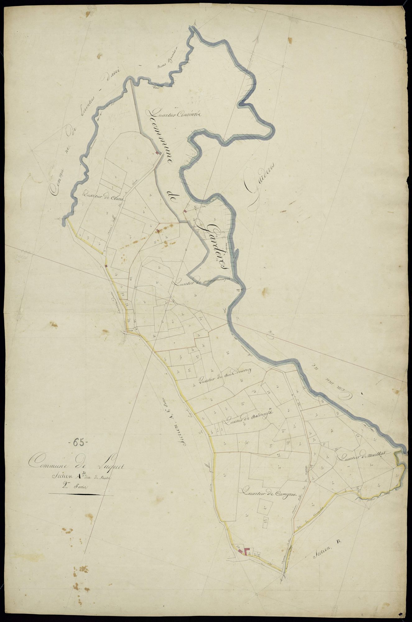 Luquet - Luquet.- Section A, 2e feuille