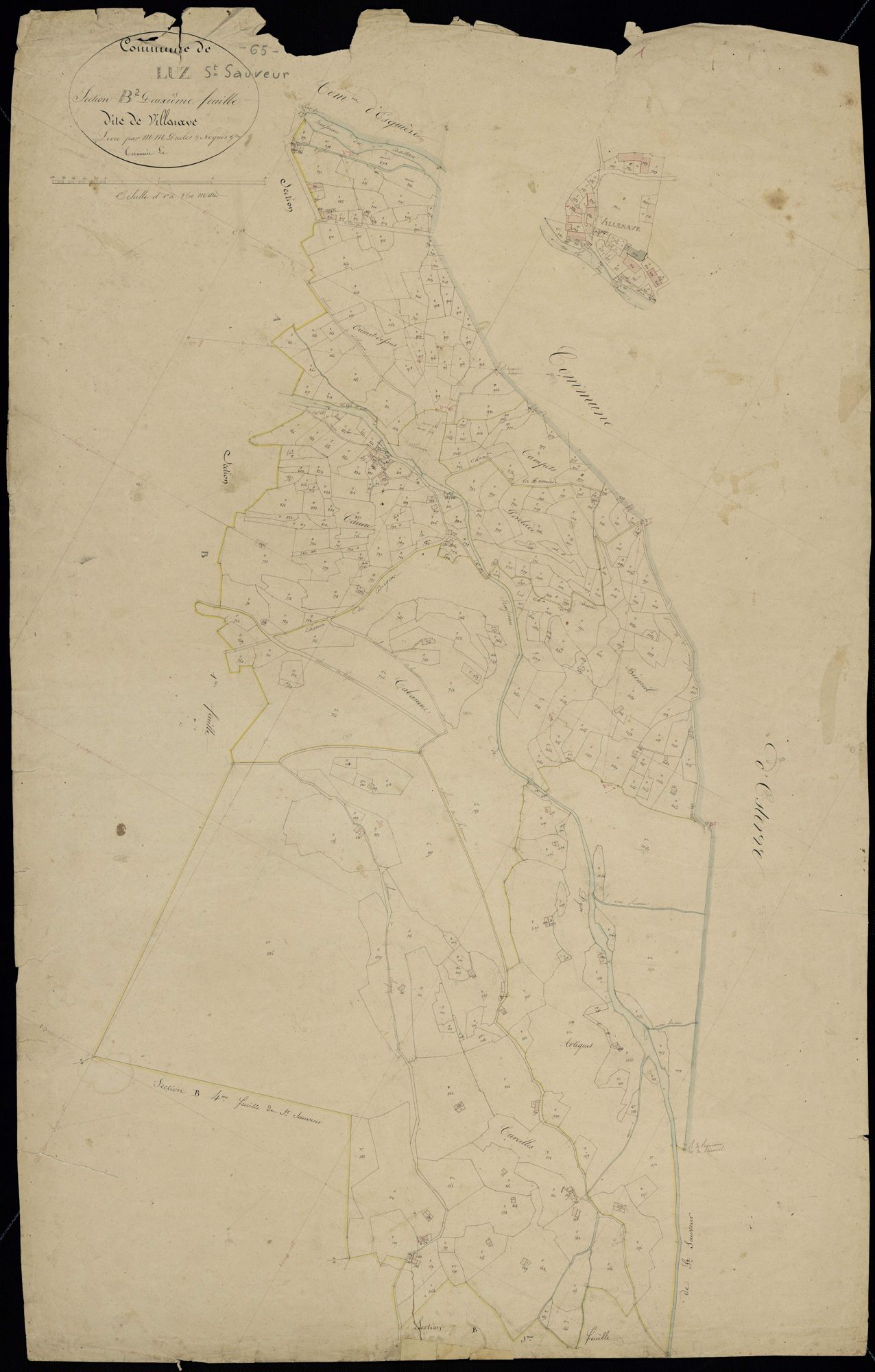 Luz-Saint-Sauveur - Luz-Saint-Sauveur.- Section B, 2e feuille