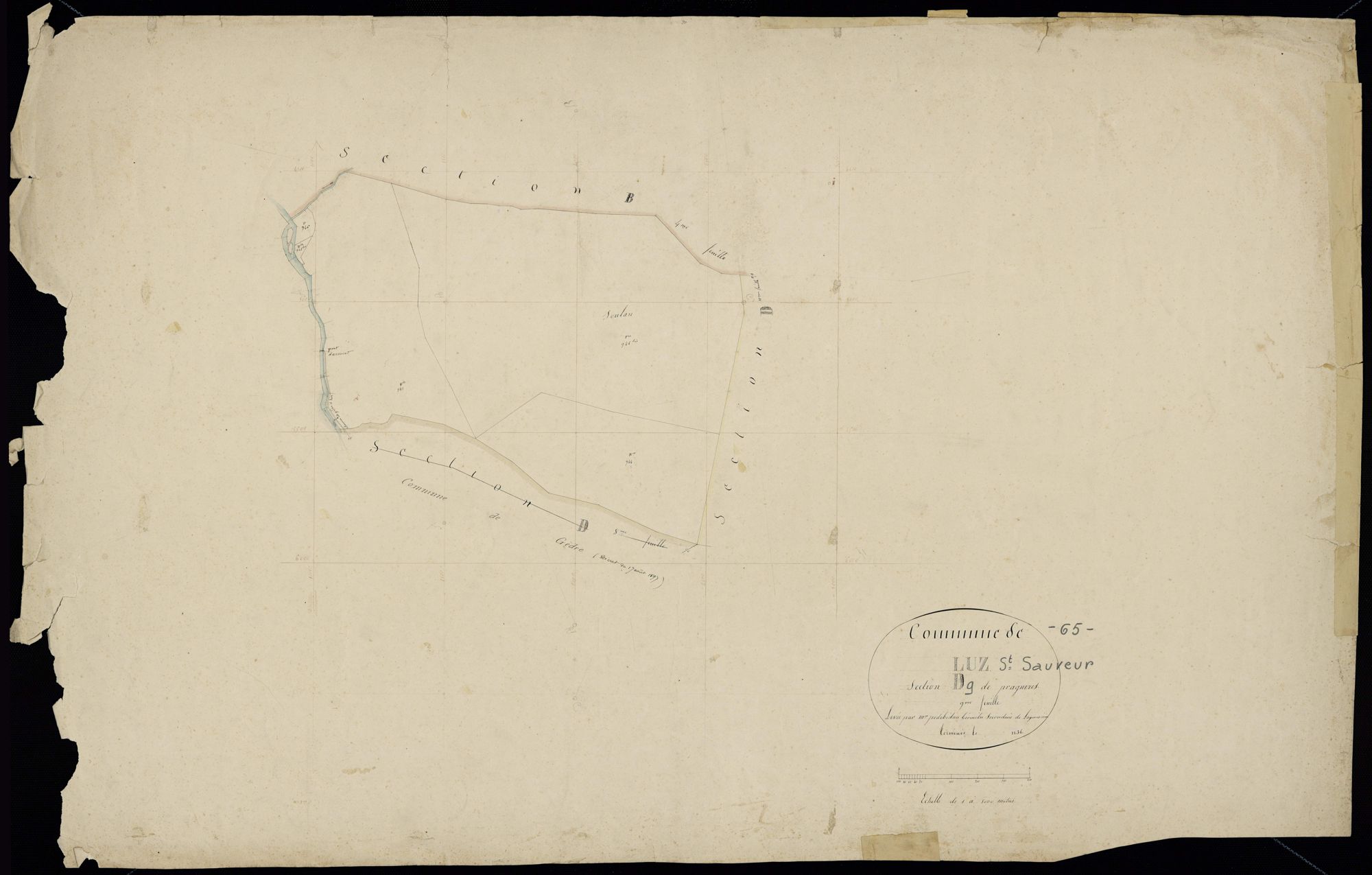 Luz-Saint-Sauveur - Luz-Saint-Sauveur.- Section D, 9e feuille